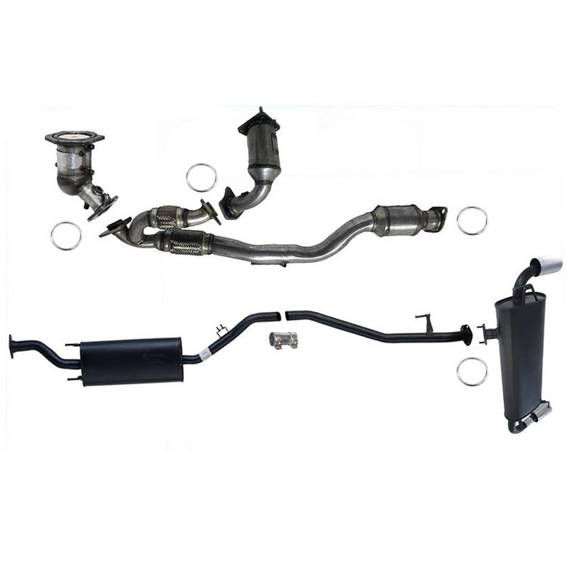 Front & Rear Converters MIddle Resonator & Muffler For Nissan Murano 2009-2014