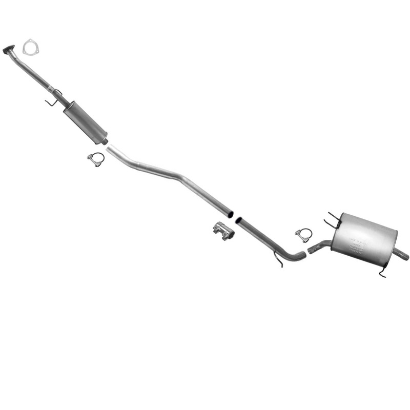 Front Resonator Extension Pipe & Muffler For Honda Accord 2.4L 2008-2012