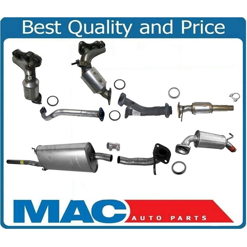 Full Exhaust System Converters Pipes Muffler Resonator For Highlander 3.5L 08-13