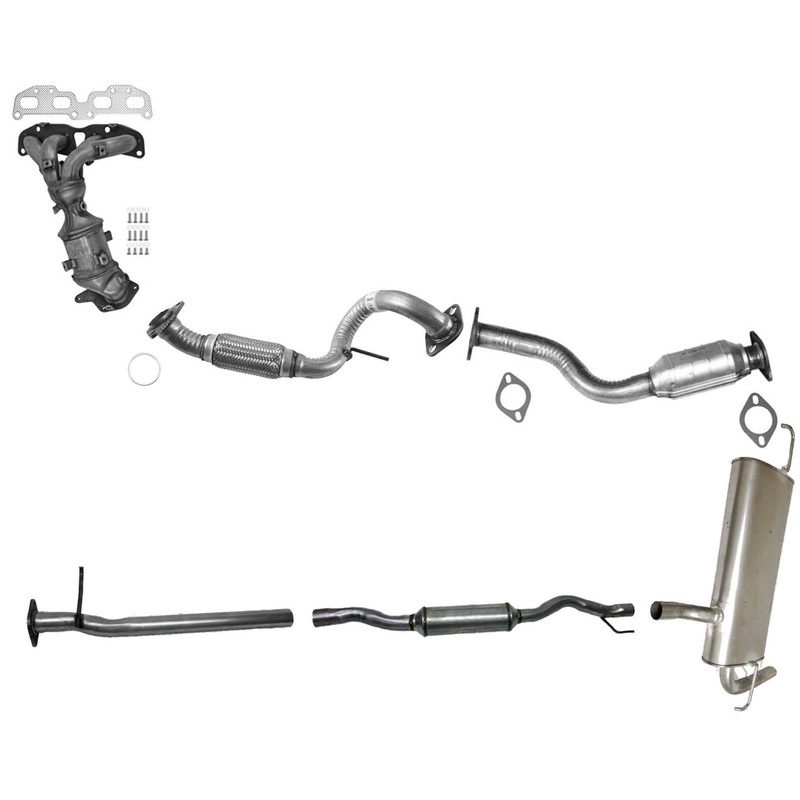 Full Exhaust System For 08-13 Rogue CALIFORNIA EMISSIONS ALL WHEEL DRIVE ONLY