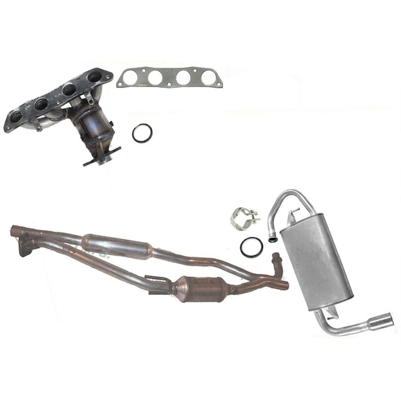 Full Exhaust System For Pontiac Vibe 2003-2006 1.8L ALL WHEEL DRIVE