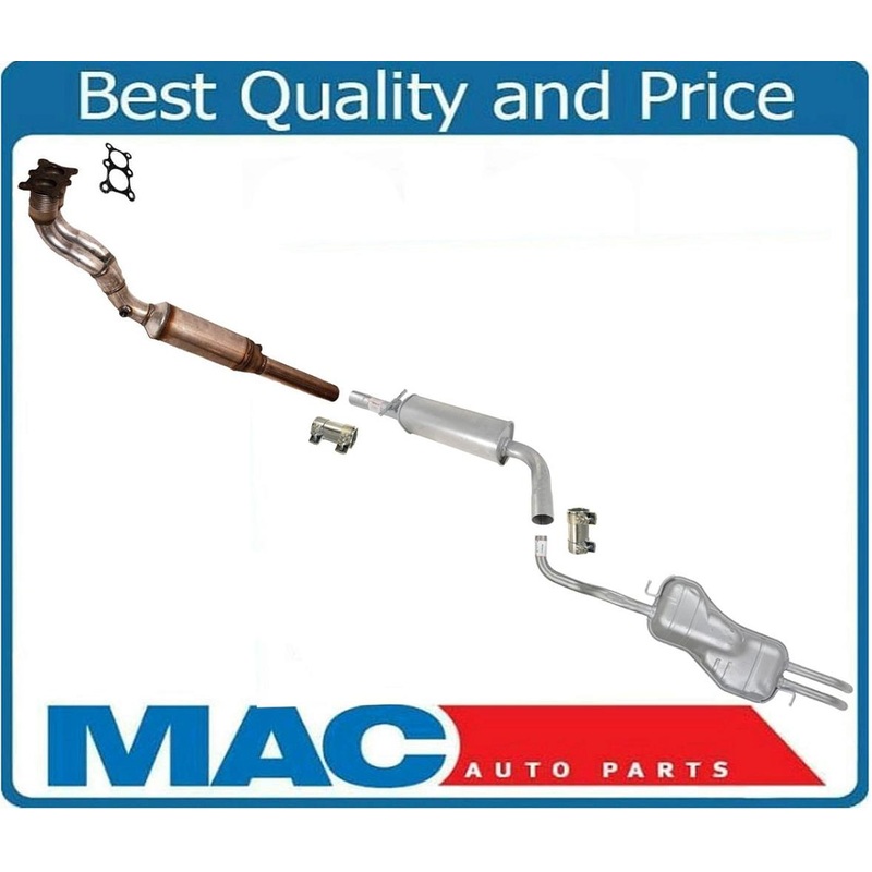 Full Exhaust System for VW Jetta 99-01 GL GLS 2.0L 13086 90786 90807