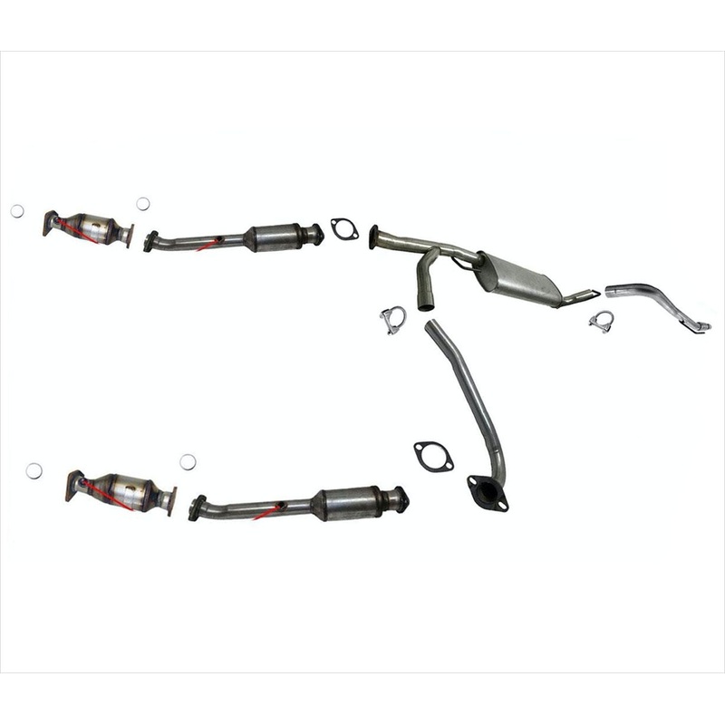 Full Exhaust System Tail Pipe with Gaskets For Nissan Pathfinder 4.0L 2005-2010