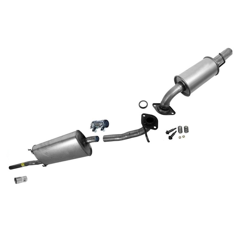 Middle Resonator & Muffler Exhaust System Pipe Muffler for Lexus RX330 2004-2006