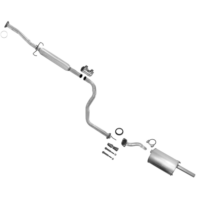 Middle Resonator & Muffler W Gaskets for Acura Integra 1.8L 4DR Sedan 1994-2001