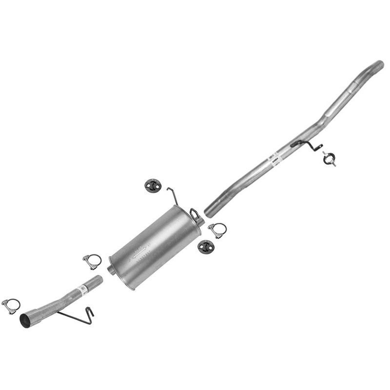New Rear Muffler W/ Tail Pipe For Nissan XTerra 03-04 3.3L Natural Aspirated