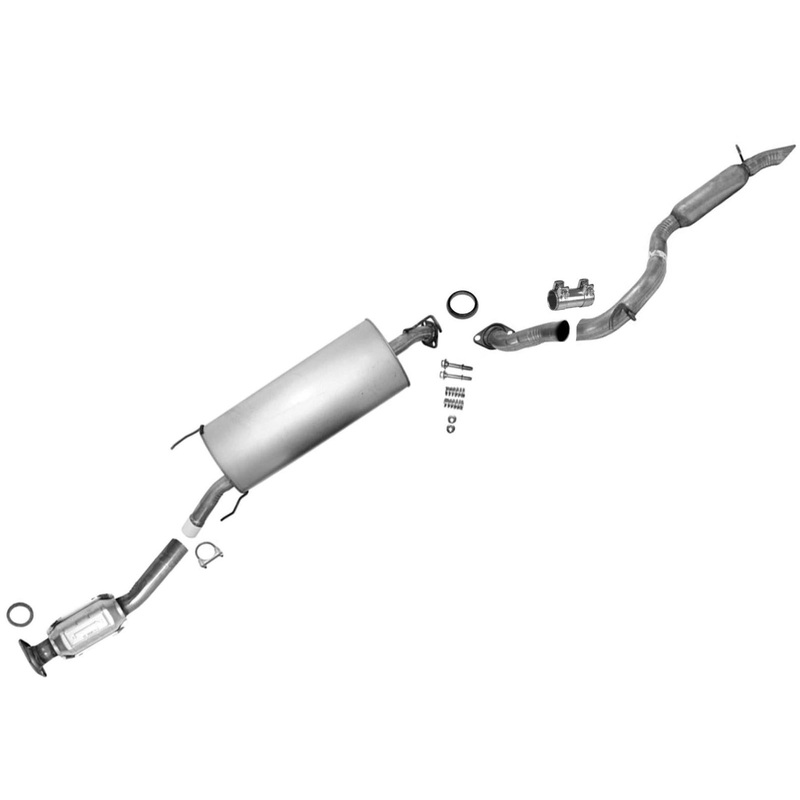 Rear Catalytic Converter Resonator & Tail Pipe For Toyota Rav4 V6 3.5L 06-12