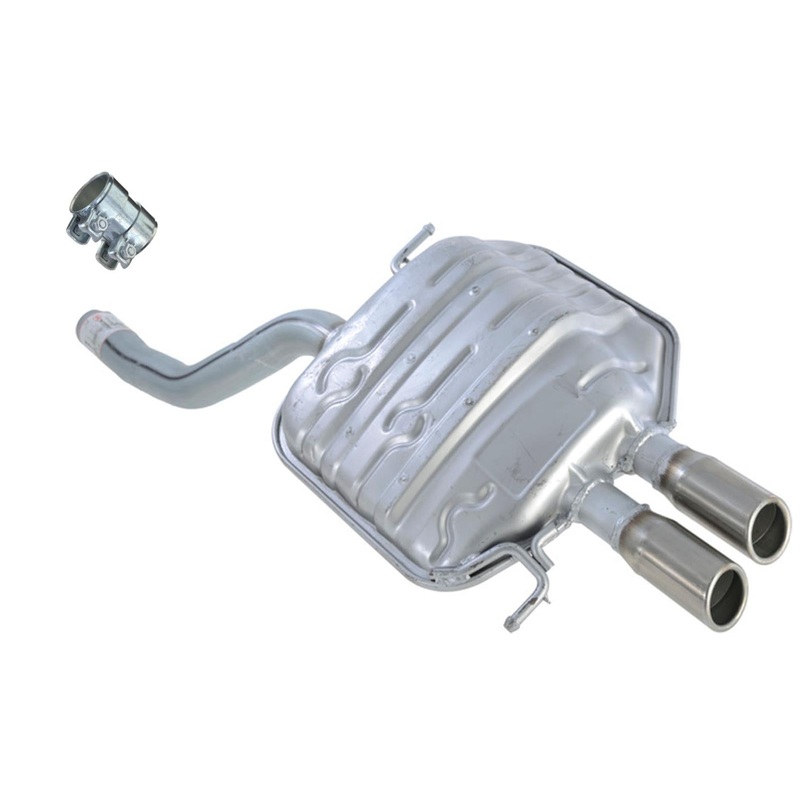 Rear Muffler Assembly With Connector Fits 2006-2010 Volkswagen Passat 2.0L
