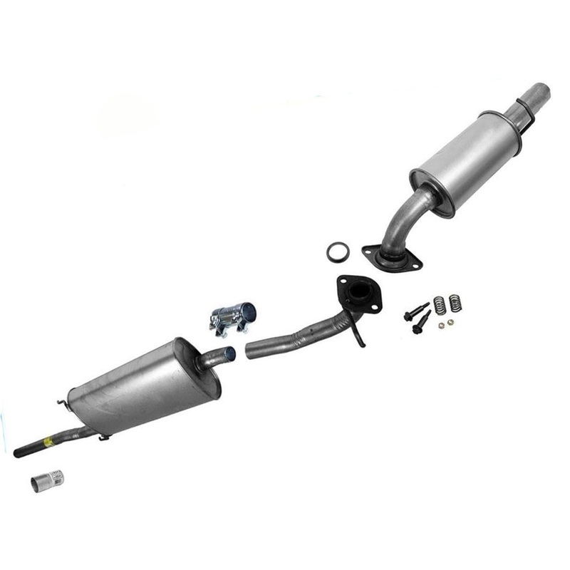 Rear Muffler & Resonator For Toyota Highlander 3.5L V6 2008 2009 2010 2011 2013