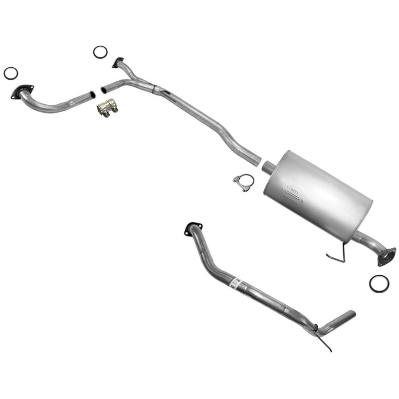 A/P Brand Muffler Tail Pipe Exhaust System For 2004 2005 2006 Nissan Titan 5.6L