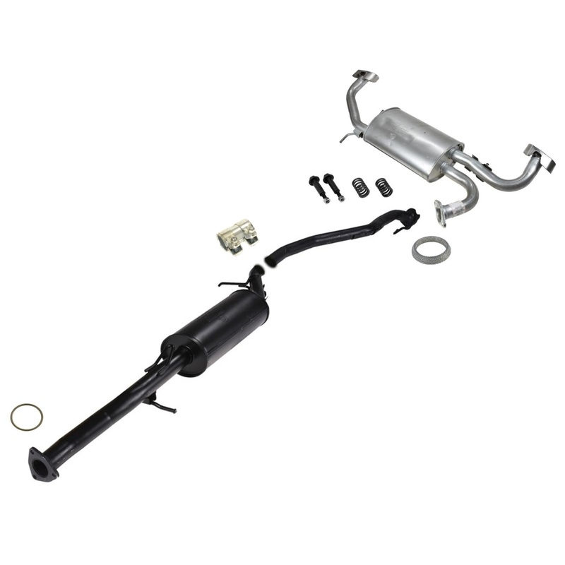 After Converter Middle Resonator & Muffler For Acura RDX 2.3L 2010-2012
