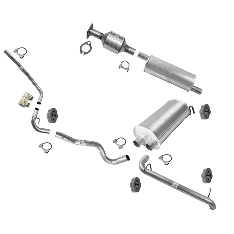 Catalytic Conv Resonator Muffler Fits 16-18 Transit Connect 2.5L 120.6 Wheelbase