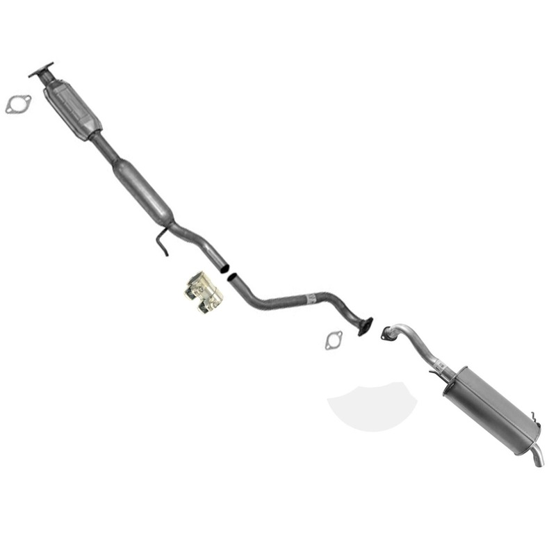 Catalytic Exhaust Muffler Ext Pipe for 11-13 Hyundai Elantra with ULEV Emissions