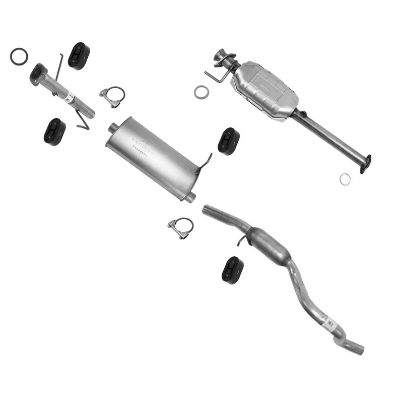 Converter Muffler Exhaust Pipe for Chevrolet Tracker 2.5 V6  4 Door 2001-2004