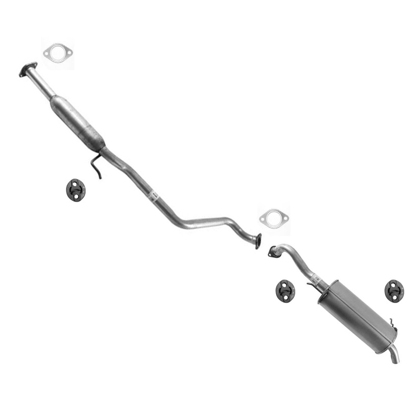 Exhaust Middle Resonator & Muffler For Hyundai Elantra 1.8L Sedan 2011 2012 2016