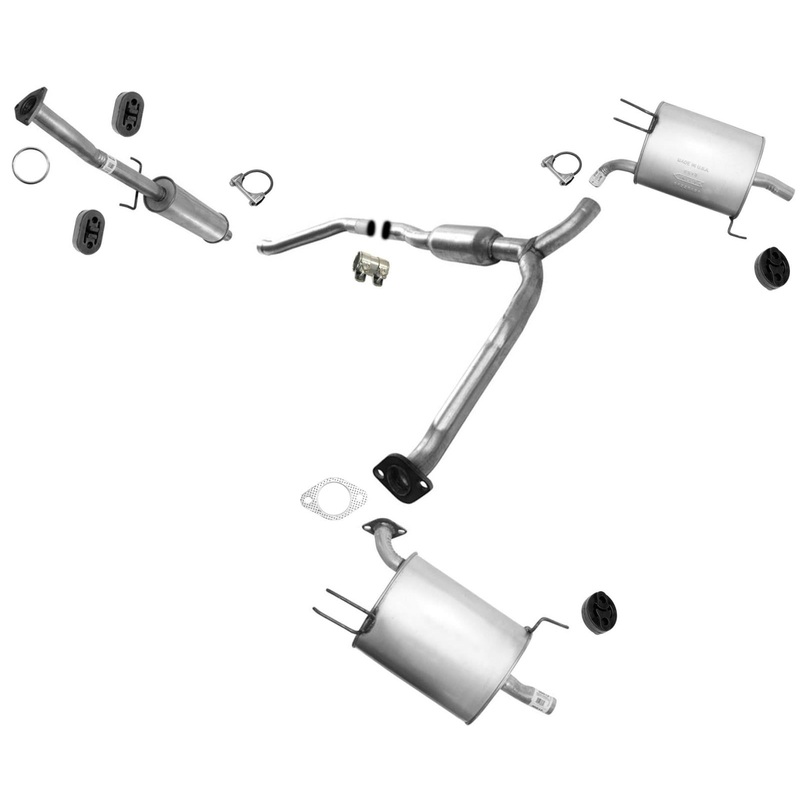 Exhaust System MADE IN USA For 2008 2011 2012 Honda Accord 3.5L V6 4 Door Sedan