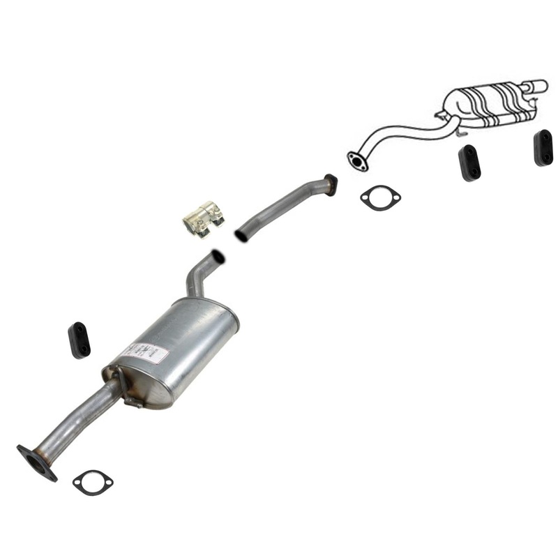 Exhaust System Pipe Muffler Gaskets Fits For 2010-2012 Hyundai Santa Fe 3.5L