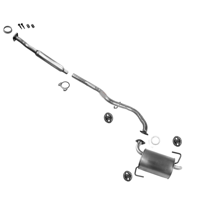 Exhaust System Resonator Pipe Muffler for 2015-2019 Subaru Outback 2.5L