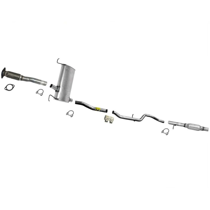 Fits For Ford 04-07 Freestar Muffler Exhaust Tail Pipe includes Flex Pipe