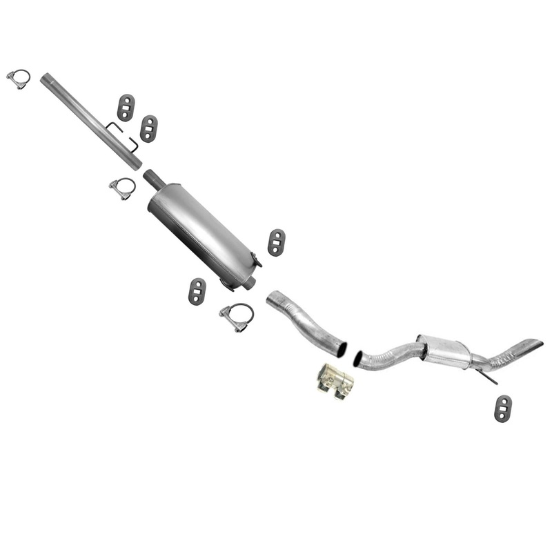 For 13-18 Ram 1500 Pick Up 120" 120.5" Wheelbase Muffler Resonator Exhaust Sys