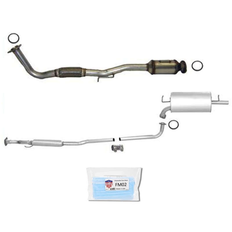 For 1997-2001 Camry 2.2 Converter Muffler Pipe Exhaust System W Federal Emission