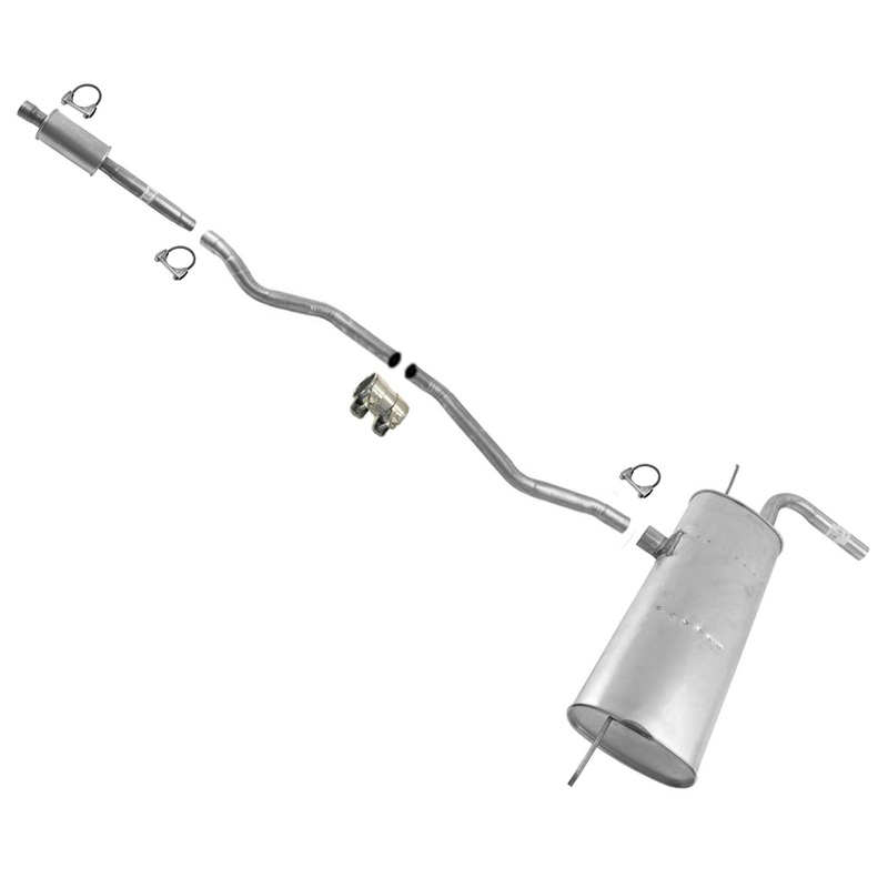 MADE IN USA Exhaust System Pipes Muffler for Ford Fusion 2.0L Hybrid 2013-2016