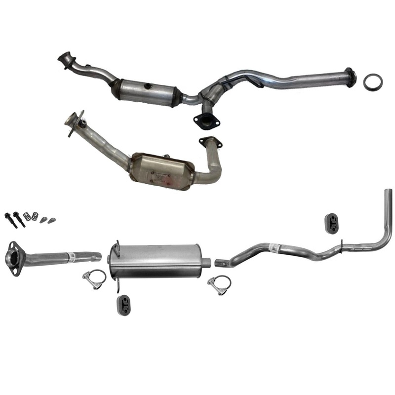 Muffler Exhaust System Converter 07-08 for Mazda B3000 3.0L 112 Inch Wheel Base