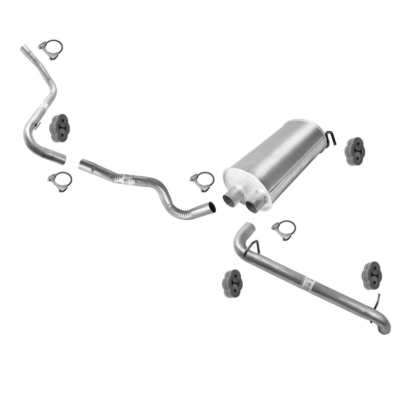 Pipe Rear Muffler Assembly Fits 14-2018 Ford Transit Connect 2.5 104.8 WheelBase