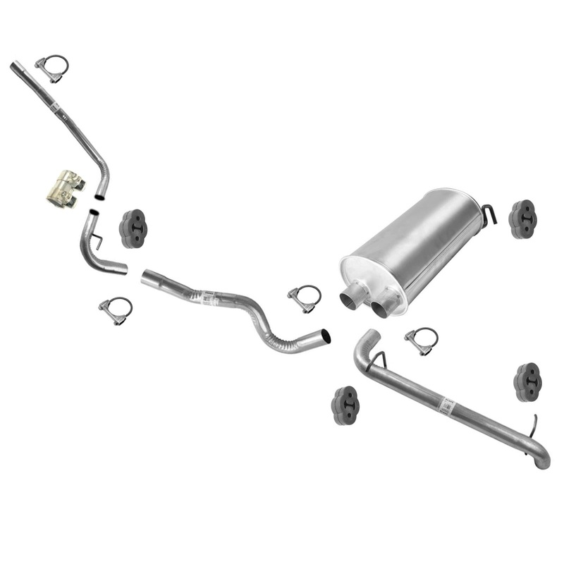 Pipe Rear Muffler Assembly Fits 14-2018 Ford Transit Connect 2.5 120.6 WheelBase