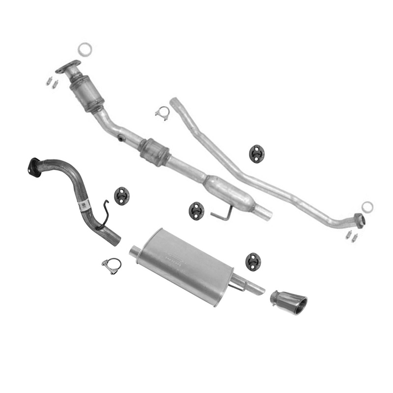 Rear Catalytic Converter Resonator & Muffler Fits 2014-2019 Toyota Corolla 1.8L