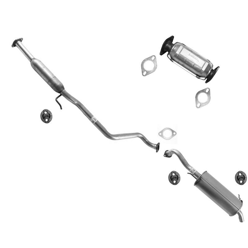 Rear Converter Resonator & Muffler for Hyundai Elantra 1.8L Sedan 2011-2016