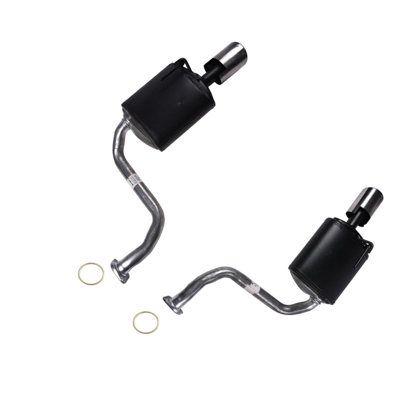 Rear Left and Right Dual Mufflers Fits For 2009-2014 Nissan Maxima