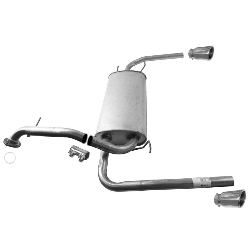 Rear Muffler Assembly Fits For 10-13 Mazda 3 GT & S Sedan 2.5L REF L52040100B