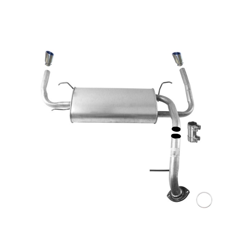 Rear Muffler Assembly Fits For 10-13 Mazda 3 Hatchback 2.5L REF L51240100B