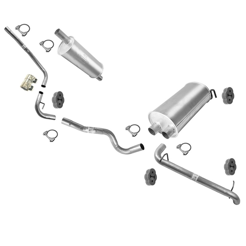 Resonator Muffler Assembly Fits 16-2018 Transit Connect 2.5L 120.6 Wheel Base