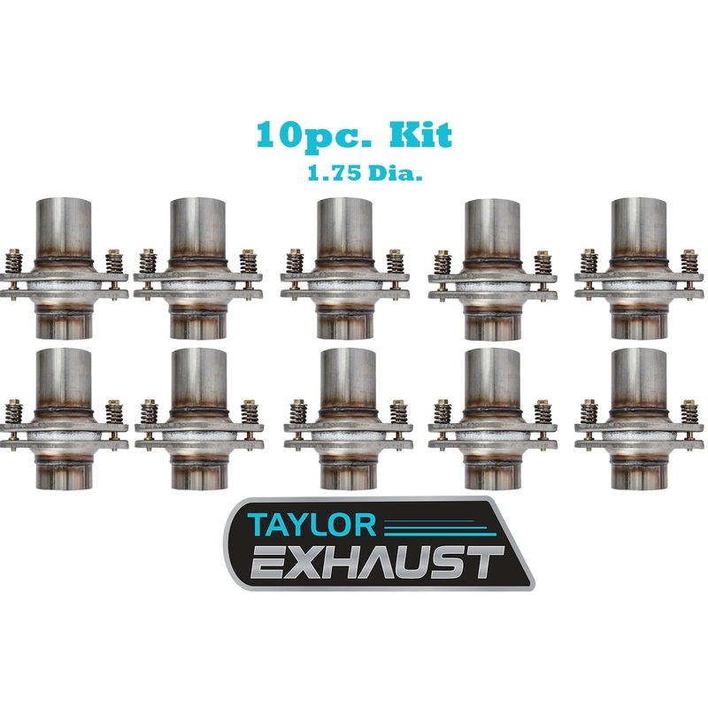 1.75"  Exhaust Spherical Joint Repair Flange Universal Spring Bolt 10pc kit