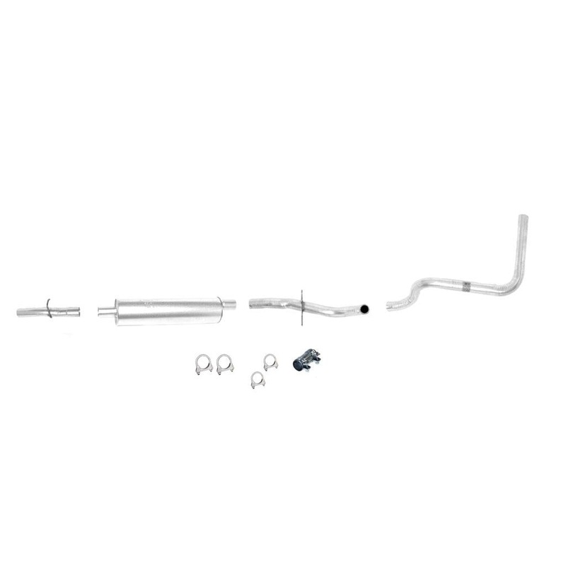 87-91 Ford Van E150 250 350 Muffler Exhaust System 4.9 124 & 138 Inch Wheel Base