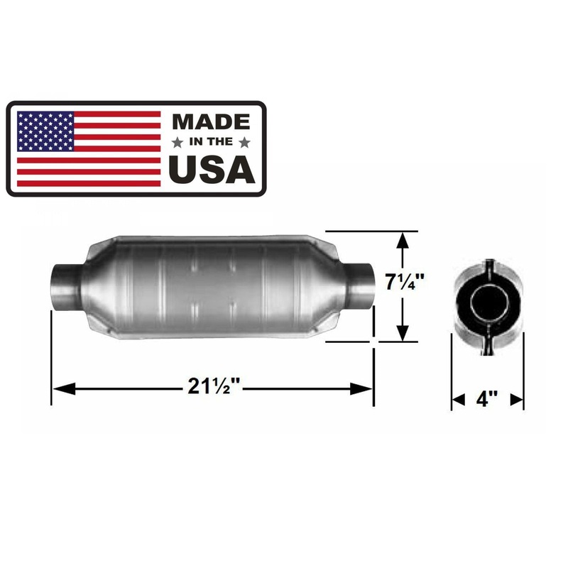 Catalytic Converter for FORD GAS 7.3L Universal Converter  3.0" Dia