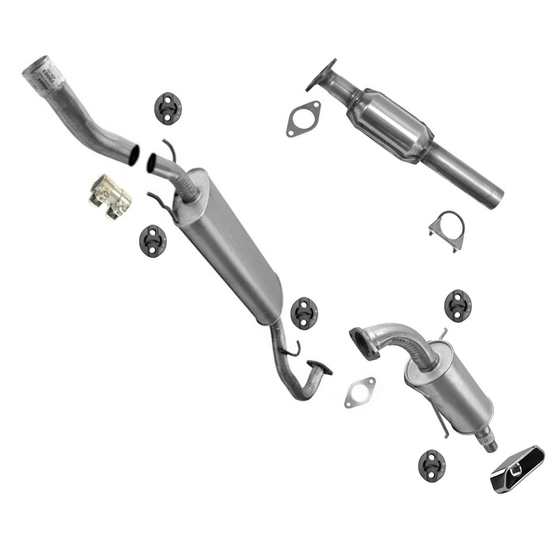 Catalytic Converter Muffler Resonator Fits for 13-16 Hyundai Santa Fe Sport 2.4