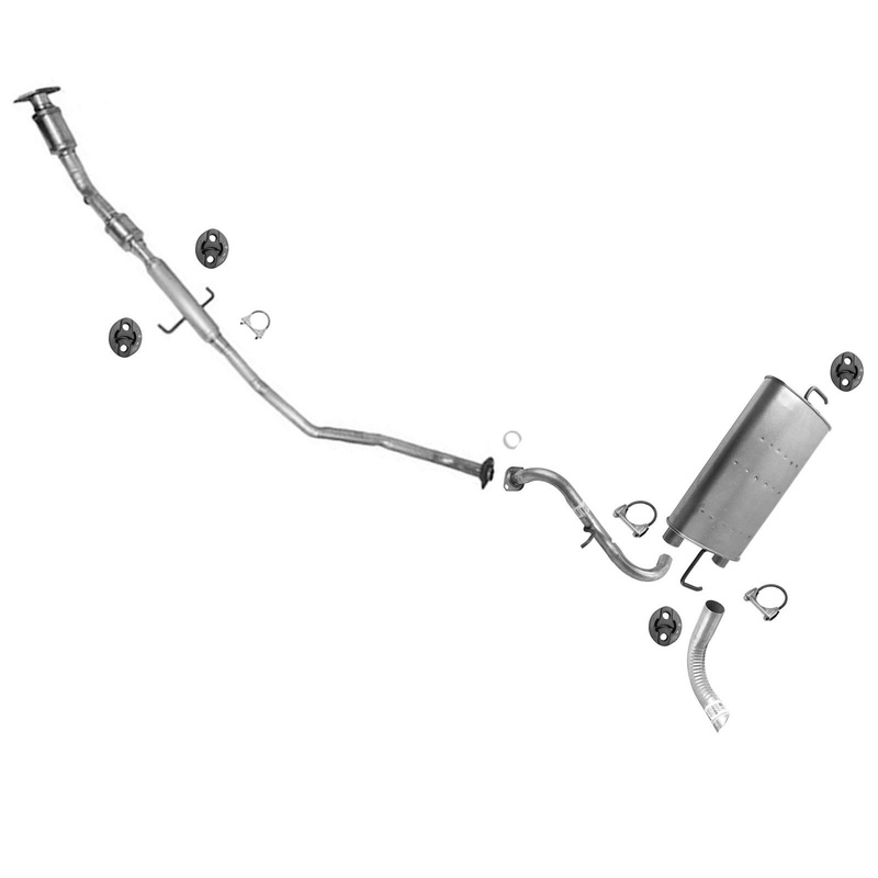 Catalytic Converter Resonator Muffler Assembly Fits 2009-2013 Toyota Matrix 1.8