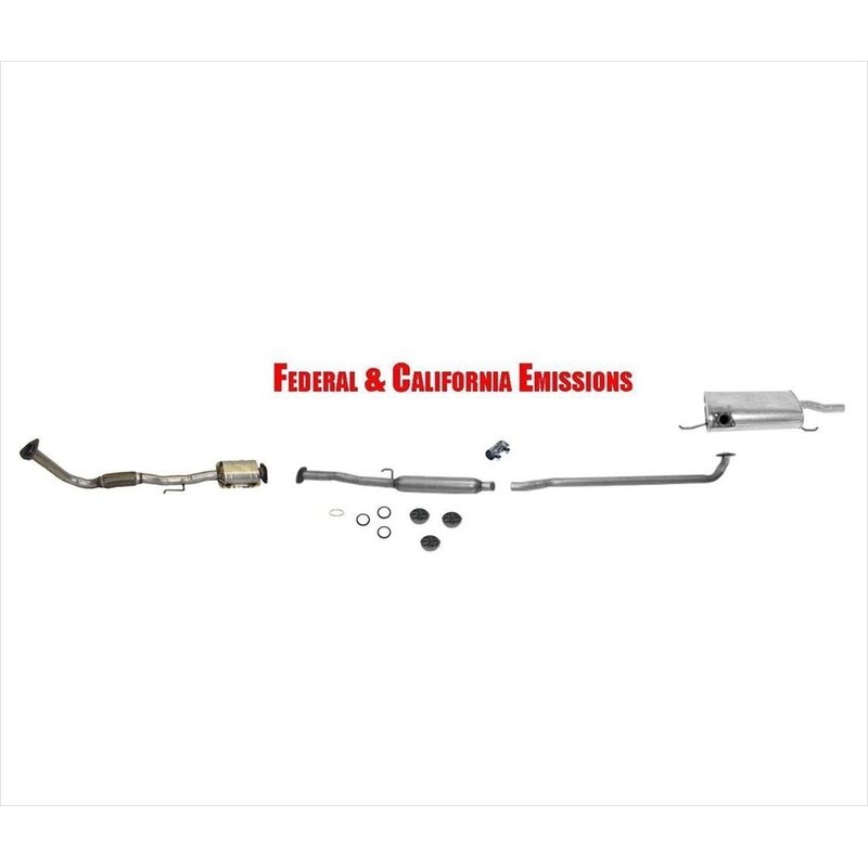 Converter Flex Pipe Muffler Exhaust for Toyota Camry 2.2L 94-96 4 Door Sedan