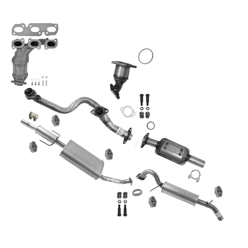 Converter Muffler Assembly Tail Pipe Fits Ford Escape 2009-2012 V6 3.0L Engine