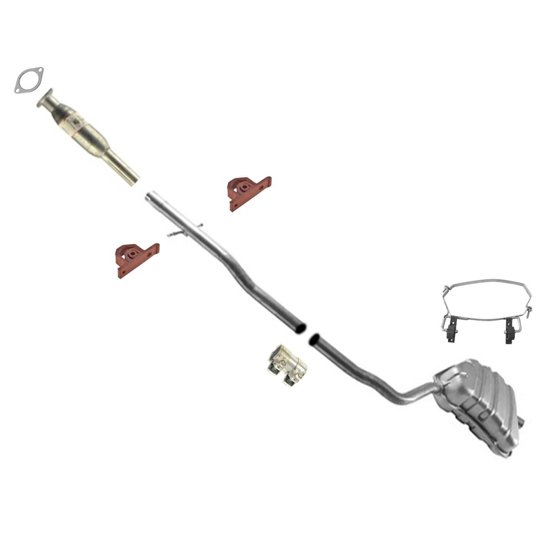 Exhaust Muffler Extension Pipe System with Gasket For 2002-2008 Mini Cooper 1.6L