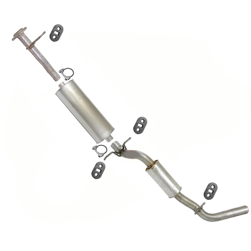 Exhaust System Muffler Tail Pipe Res For Colorado 15-21 3.6 W 128.3 Wheelbase