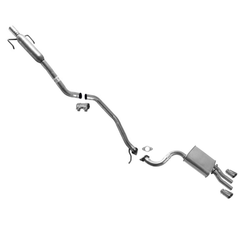 Exhaust System Pipe Resonator Muffler Fits For 09-13 Mazda 6 2.5L L50540100C
