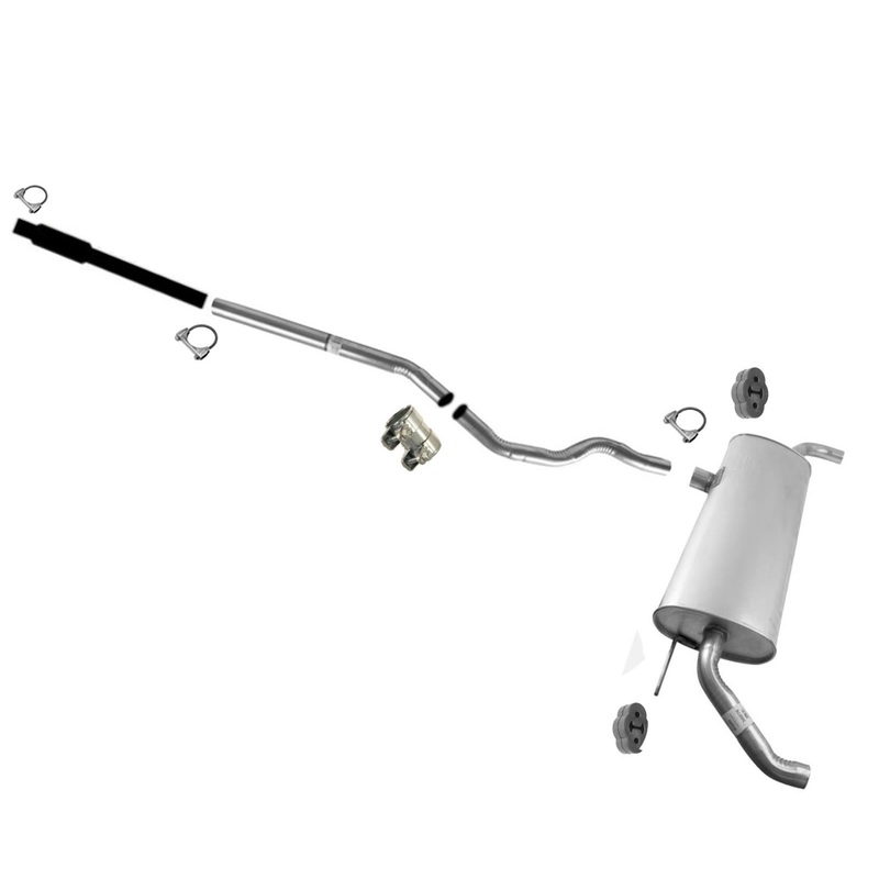 Exhaust System Pipes Muffler for Ford Fusion 17-20 All Wheel Drive 2.0L Turbo