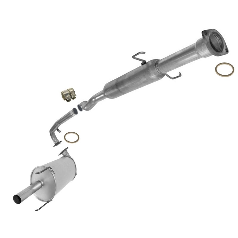 Exhaust System Resonator Muffler For Toyota Camry 2.4 2002-2006 ULEV Emissions