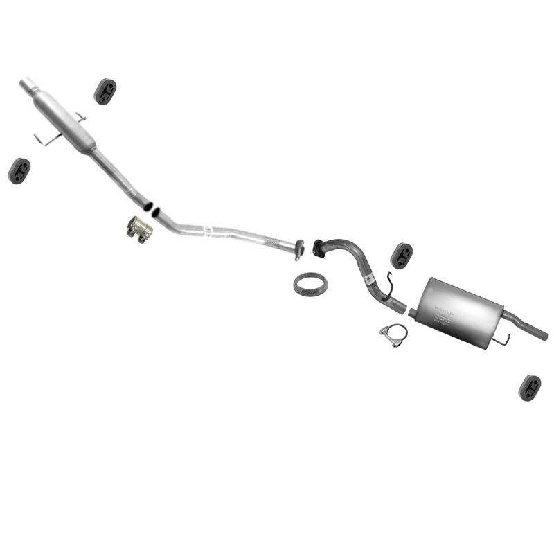 Extension Pipe & Muffler Exhaust System For Toyota Corolla XRS 2.4L 2009-2010