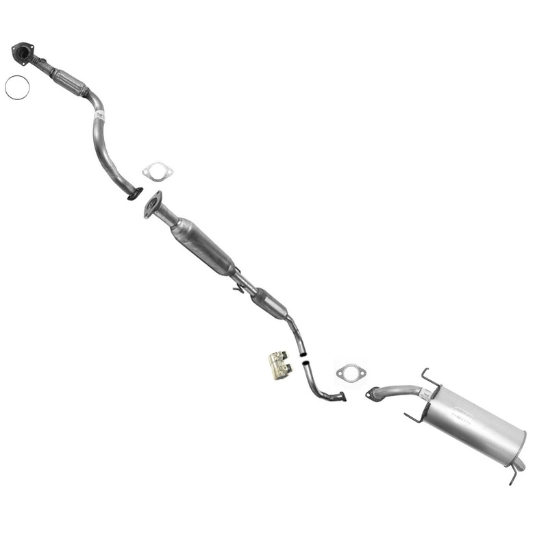 Flex Pipe Resonator Muffler Exhaust System Fits 2004-2008 Aveo 5 Hatch Automatic