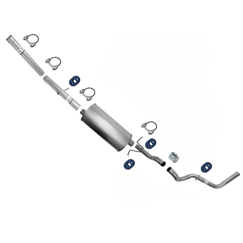 For 2002 2003 Ford F150 4.2 4.6 5.4L Muffler Tail Pipe Exhaust System 120 139 WB